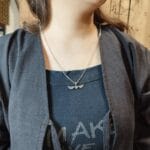 گردنبند استیل گوی زرین - تصویر 4